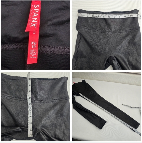 Spanx Crackle Faux Leather Leggings - Picture 10 of 13